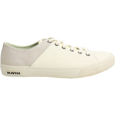 Seavees Monterey Mens White Plimsolls