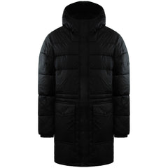 Hunter Interpid Mens Black Long Puffer Jacket