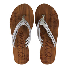 O'Neill Ditsy Womens Silver Flip-Flops