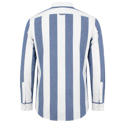 Nautica Inwood Mens Blue/White Shirt