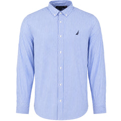 Nautica Paneo Mens Blue Shirt