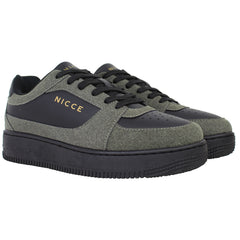 Nicce Parati Mens Black/Grey Trainers