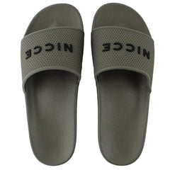 Nicce Visor Mens Khaki Sliders