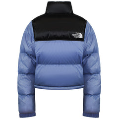 The North Face Nuptse Womens Blue Short Jacket