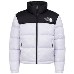 The North Face Print Womens Lavender Nuptse Jacket