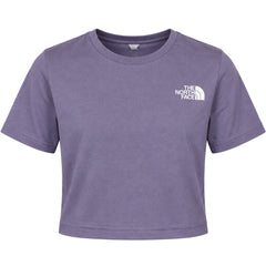 The North Face Simple Dome Kids Purple Crop Top