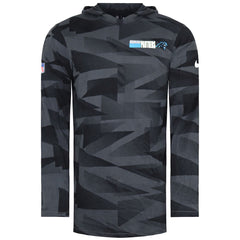 Nike Dri-Fit NFL Carolina Panthers Mens Black Hoodie