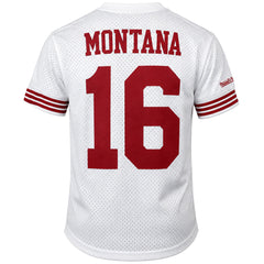 Mitchell & Ness NFL San Francisco 49ers #16 Montana Mens White Jersey