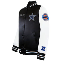 Mitchell & Ness NFL Dallas Cowboys Mens Satin Bomber Jacket