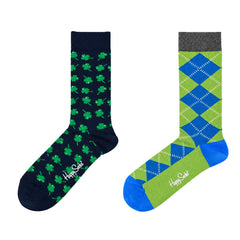 Happy Socks 2-Pack Multicolour Clover