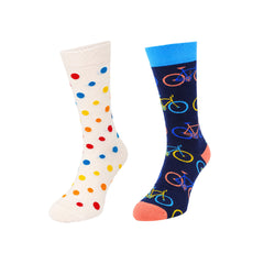 Happy Socks 2-Pack Multicolour Bike