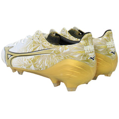 Mizuno Alpha Japan Mens White/Gold Football Boots