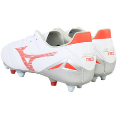 Mizuno Morelia Neo IV Pro Mix Mens White Football Boots