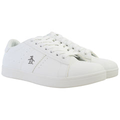 Penguin Steadman Mens White Trainers