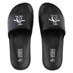 Penguin Pier Mens Black Sliders