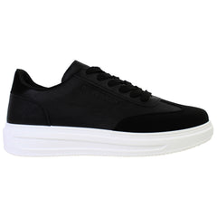 Penguin Mode Mens Black Trainers
