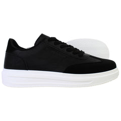 Penguin Mode Mens Black Trainers