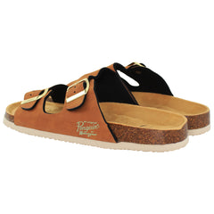 Penguin Port 2 Womens Tan Sliders