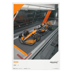 Castore 50x70cm McLaren Formula 1 Team MCL38 Poster
