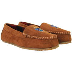 Ralph Lauren Snuff Dezi V Bear Womens Brown Slippers