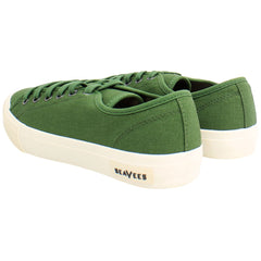 Seavees Monterey Standard Mens Green Plimsolls