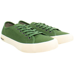 Seavees Monterey Standard Mens Green Plimsolls