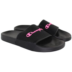 Champion Daytona Womens Black Sliders