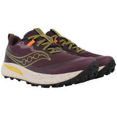 Saucony Peregrine 15 Mens Purple Running Shoes