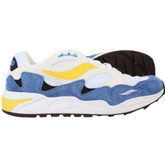 Saucony Grid Shadow 2 Mens White/Blue Trainers