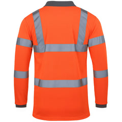 Dickies High Visibility Mens Orange Polo Shirt