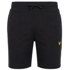 Lyle & Scott Contrast Piping Mens Black Shorts