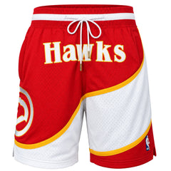 Mitchell & Ness Just Don x NBA Atlanta Hawks Mens Red Shorts