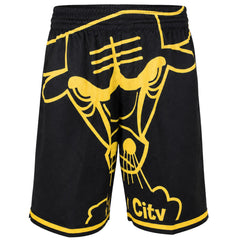 Mitchell & Ness NBA Chicago Bulls Big Face Mens Black Shorts