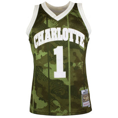 Mitchell & Ness NBA Charlotte Hornets 1 Bogues Swingman Jersey
