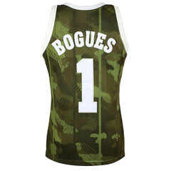 Mitchell & Ness NBA Charlotte Hornets 1 Bogues Swingman Jersey