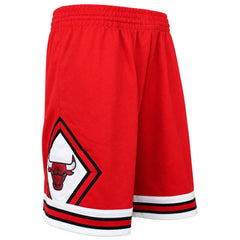 Mitchell & Ness NBA Chicago Bulls 75th Anniversary Mens Red Shorts