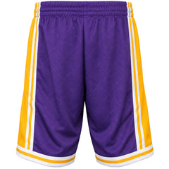 Mitchell & Ness NBA Los Angeles Lakers 75th Anniversary Mens Purple Shorts