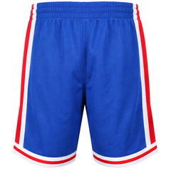 Mitchell & Ness Warm Up Fleece Mens Blue Shorts