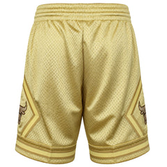 Mitchell & Ness NBA Chicago Bulls Midas Mens Gold Shorts