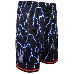 Mitchell & Ness NBA Toronto Raptors Lightning Mens Black Shorts
