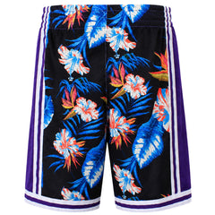 Mitchell & Ness NBA Los Angeles Lakers Floral Swingman Mens Shorts