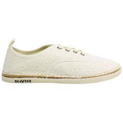 Seavees Sorrento Womens White Plimsolls