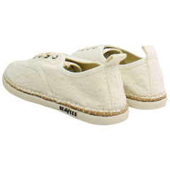 Seavees Sorrento Womens White Plimsolls