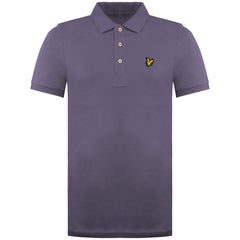 Lyle & Scott Plain Mens Purple Polo Shirt