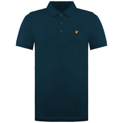 Lyle & Scott Plain Mens Dark Green Polo Shirt