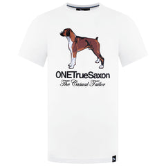 One True Saxon Dawg Mens White T-Shirt