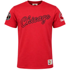 Mitchell & Ness NBA Chicago Bulls Champ City Mens Red T-Shirt