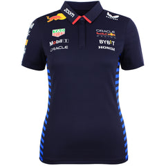 Castore Red Bull Racing Womens Navy Polo Shirt