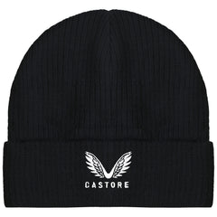 Castore Logo Stock Kids Black Beanie