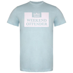 Weekend Offender Prison Logo Mens Blue T-Shirt